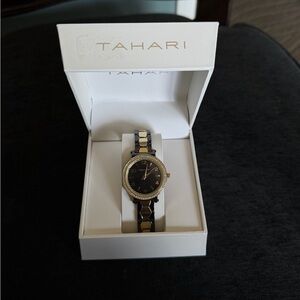 Women’s brand new cute stylish fashionable tahari watch bracelet jewelry watch